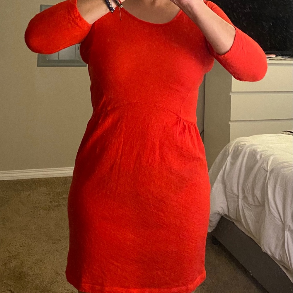 Comptoir Des Cotonniers Red Dress
